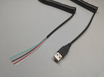 Coiled USB 2.0 Cable