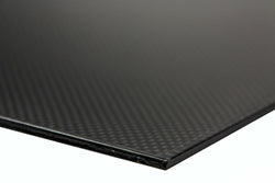 Carbon sheet plain matte 500x400mm